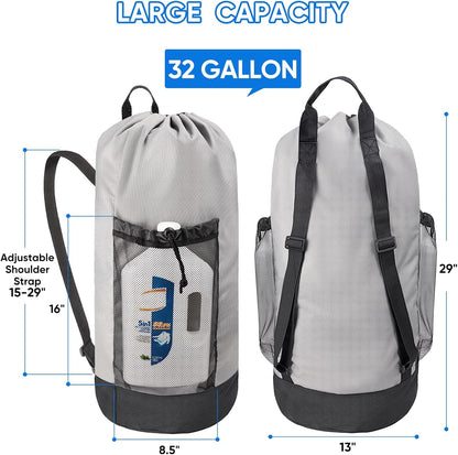 Skiennix Extra Large Moving Bags - 120L Laundry Backpack for Easy Transport