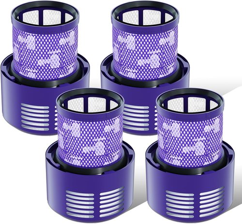 Dyson Vacuum Filter Replacement Parts - Compatible with V10 Series | 4-Pack for Enhanced Cleaning