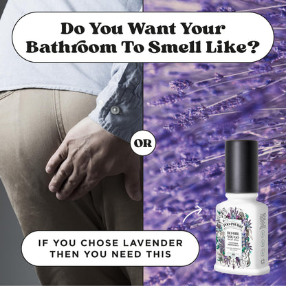 Poo-Pourri Before-You-Go Toilet Spray, Lavender Peppermint, 2 Fl Oz - Lavender, Peppermint and Citrus