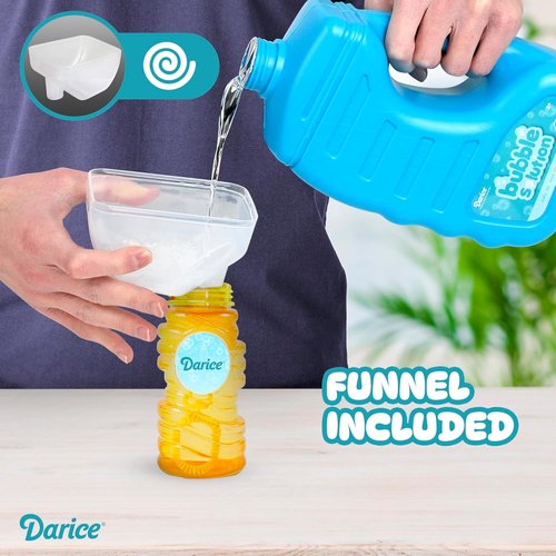 Darice Bubble Solution 4 Pack - 256oz Refill for Bubble Machines & Blowers | Non-Toxic & Safe for Kids