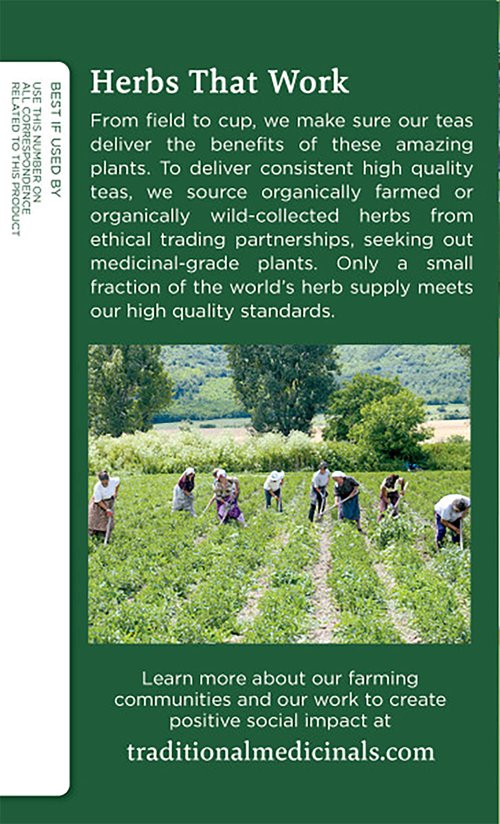 Traditional Medicinals Organic Licorice Root Herbal Tea, Soothes Digestion, (Pack of 1) - 16 Tea Bags