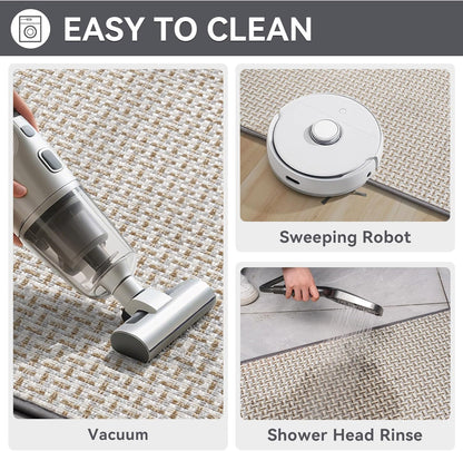 Regine Switzerland Door Mat - Indoor Entrance Dirt Resistant & Absorbent | 17"x30" Gray Non-Slip Design