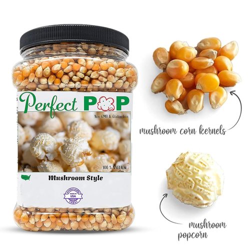 Concession Essentials Extra Large Gourmet Mushroom Popcorn Kernels - 4 lbs of Premium Flavor