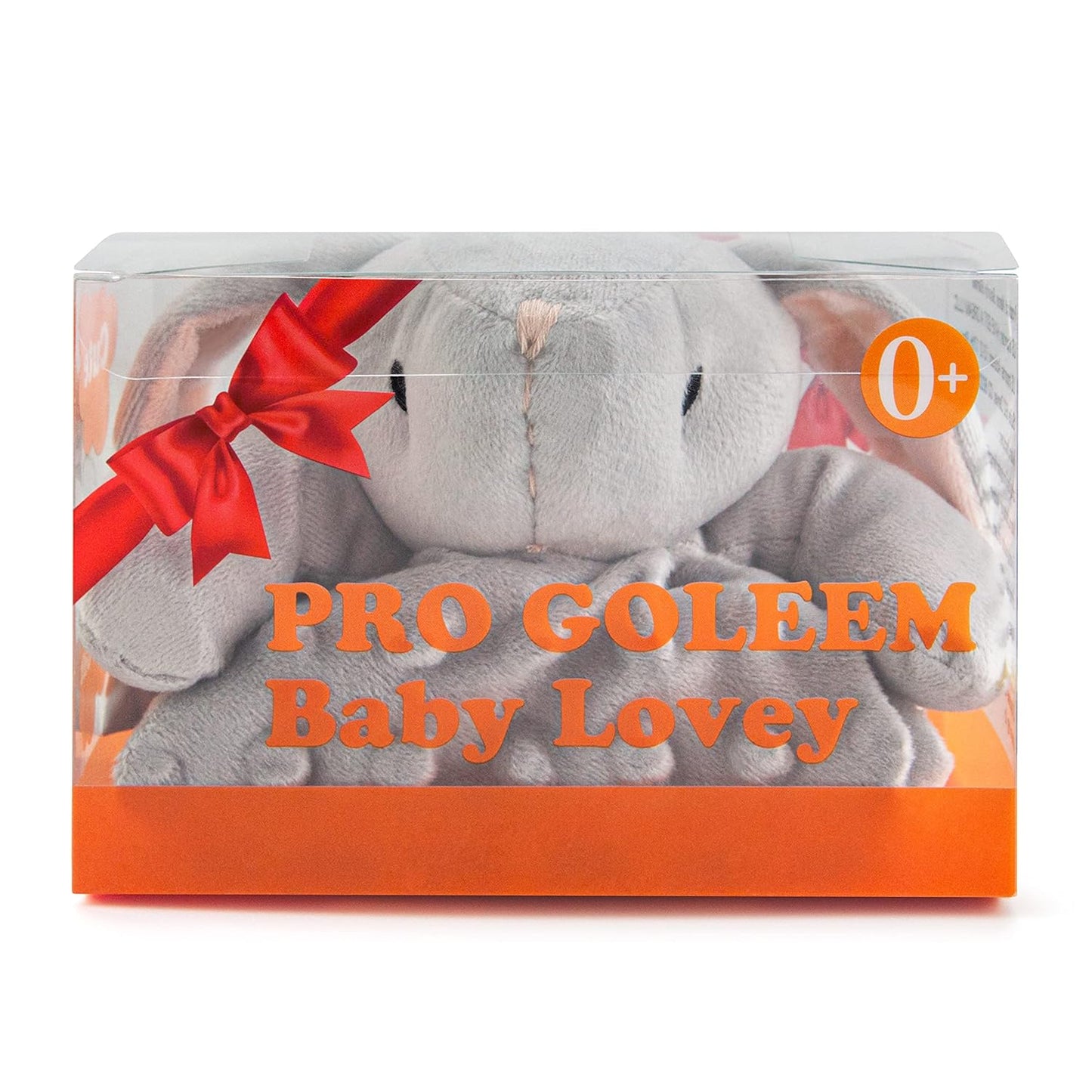Pro Goleem Loveys - Soft Grey Bunny Security Blanket & Snuggle Toy for Newborns | 16 Inch Baby Gift