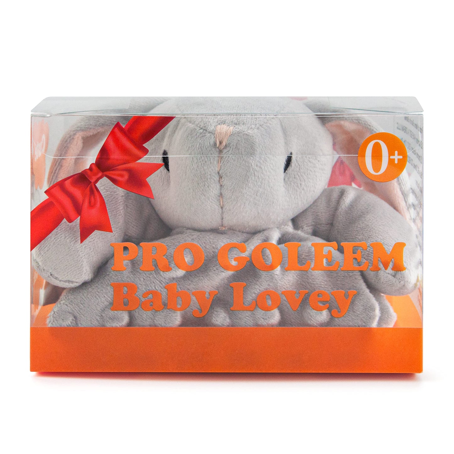 Pro Goleem Loveys for Babies - Soft Security Blanket Baby Snuggle Toy Newborn Stuffed Animals Baby Gifts for Boys and Girls, Grey Bunny 16 Inch