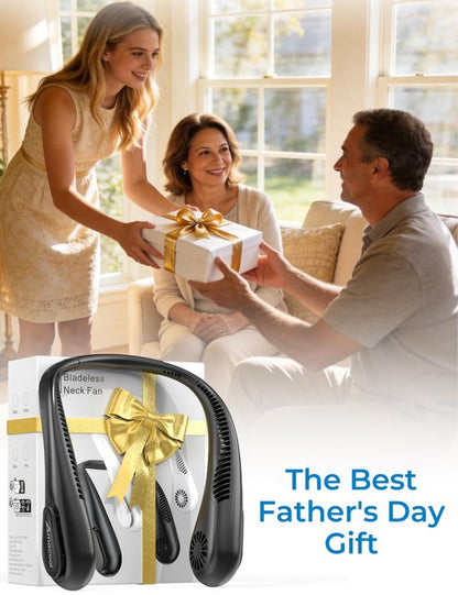 AMACOOL Bladeless Neck Fan, Mothers Day Gifts for Mom, Gifts for Fathers Day Dad Husband, Rechargeable Wearable Fan for Men Women Hot Flashes Relief Travel Outdoor Sports Golf Cruise Essentials 2026