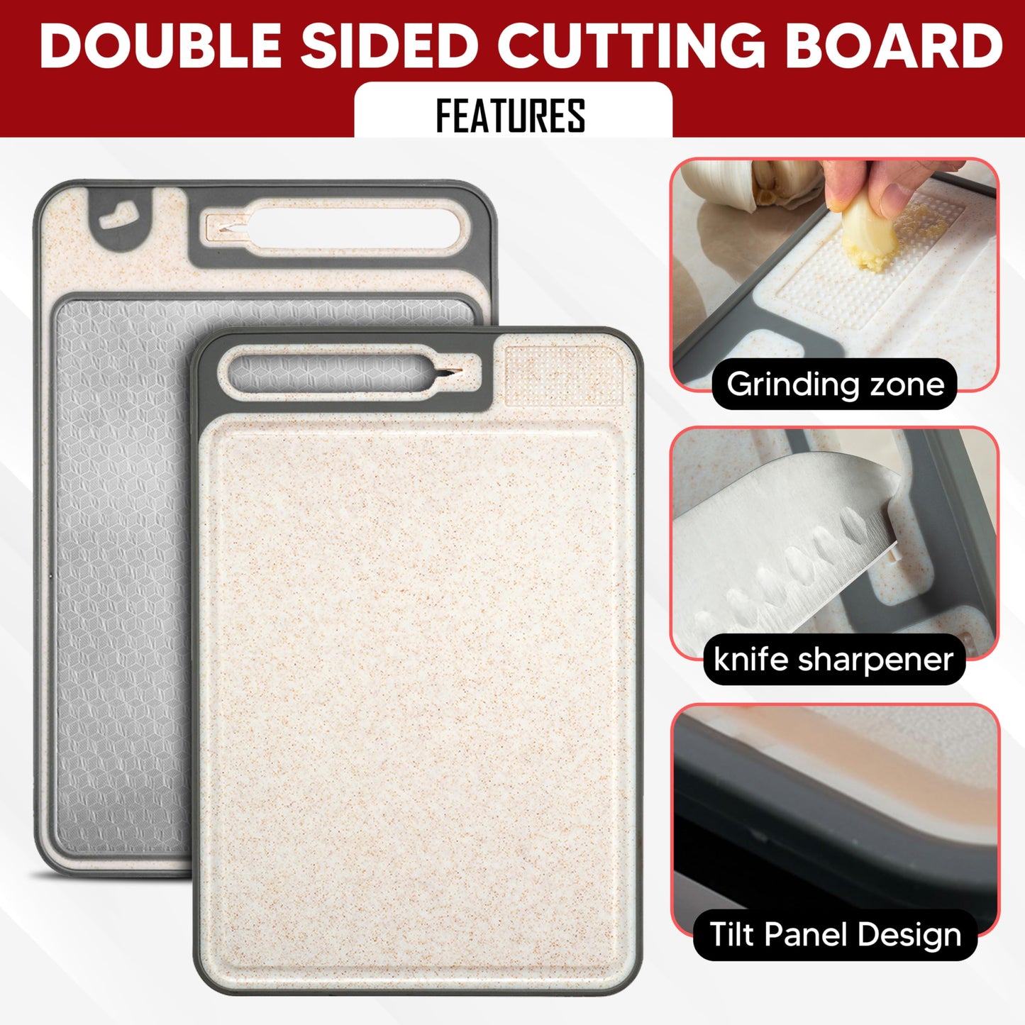 Metal Cutting Boards For Kitchen, Safe Cutting Board Non Toxic, Chopping Board Stainless Steel, Poultry/Meat Safe, Small/Medium, Steel, Wheat Straw, Thin, Non Plastic, Juice Groove, Kitchen Gadgets