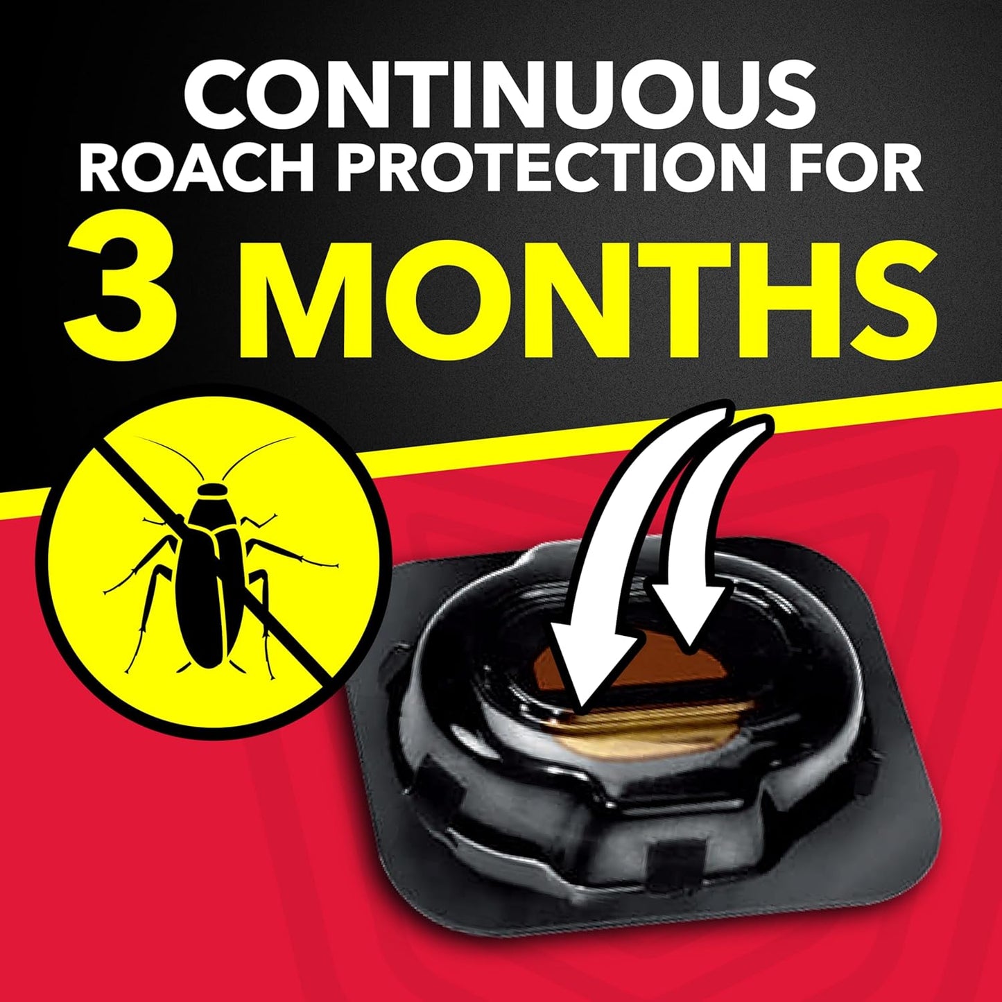 Raid Roach Killer Baits - Effective Pest Control with Egg Stoppers | 12 Count