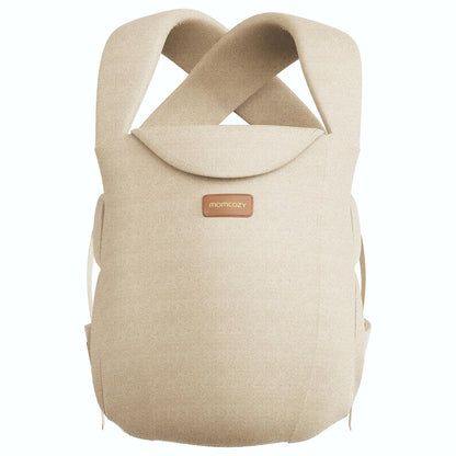 Momcozy Newborn Carrier WeeSnug - Lightweight, Ergonomic Comfort for 7-25 lbs | Hands-Free Support in Khaki