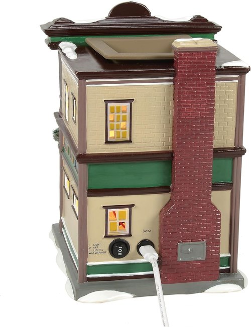 Department 56 Scenterville Village - Frazier's Fresh Wax-Warming Building & Figurine Set | 8.27 Inch, Multicolor