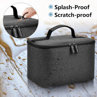 KitchenAid Digital Hand Mixer Carrying Bag - Portable Travel Storage Case for 5/6/7/9 Ultra Power Mixers - Grey