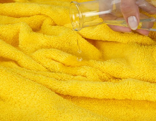 American Soft Linen Luxury Hand Towels for Bathroom, 600 GSM Heawy Weight 16x28 Size 100% Cotton Turkish 4 Piece Hand Face Towel Set, Yellow Hand Towels