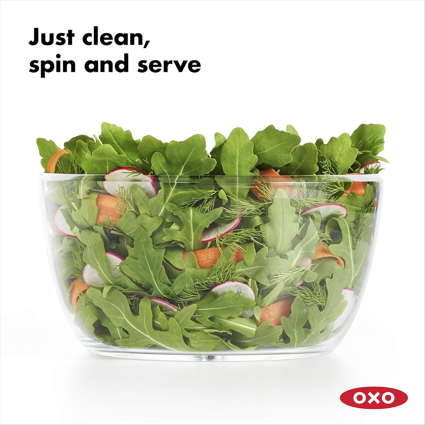 OXO Good Grips Salad Spinner - Efficient Lettuce & Herb Washer | Pack of 12