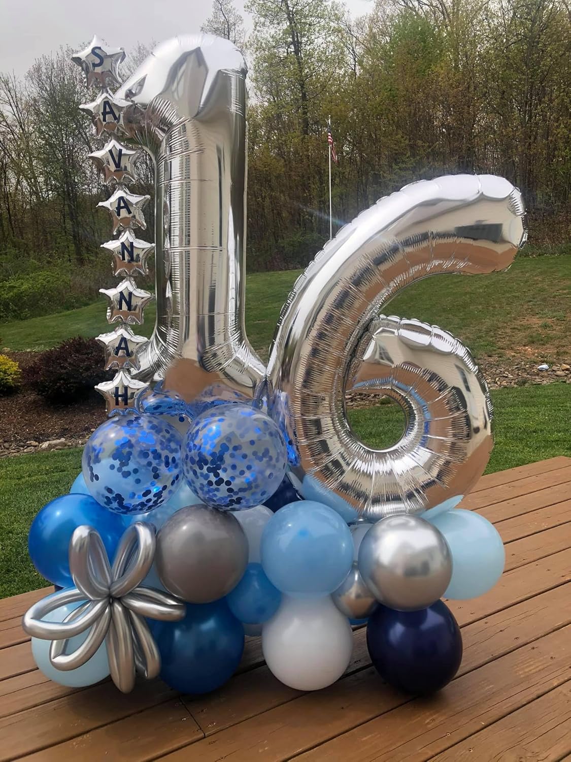 Silver Number 14 Balloon - 40 Inch 14th Birthday Decoration for Kids | Perfect Silver Party Supplies