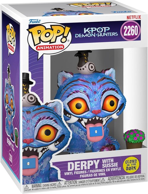 Funko Pop! Kpop Demon Hunters - Derpy with Sussie Collectible Vinyl Figure | Official Merchandise for Fans
