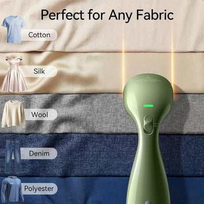 HiLIFE Portable Handheld Clothes Steamer - 700W Powerful Wrinkle Remover | 240ml Capacity, Olive Green