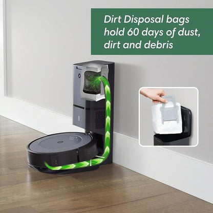 iRobot Roomba i3+ EVO (3550) Self-Emptying Robot Vacuum - Smart Mapping, Alexa Compatible, Ideal for Pet Hair