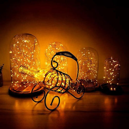 Joomer LED Fairy Lights - 50 LED Battery Operated Starry String Lights | 16FT Warm White, Timer Included