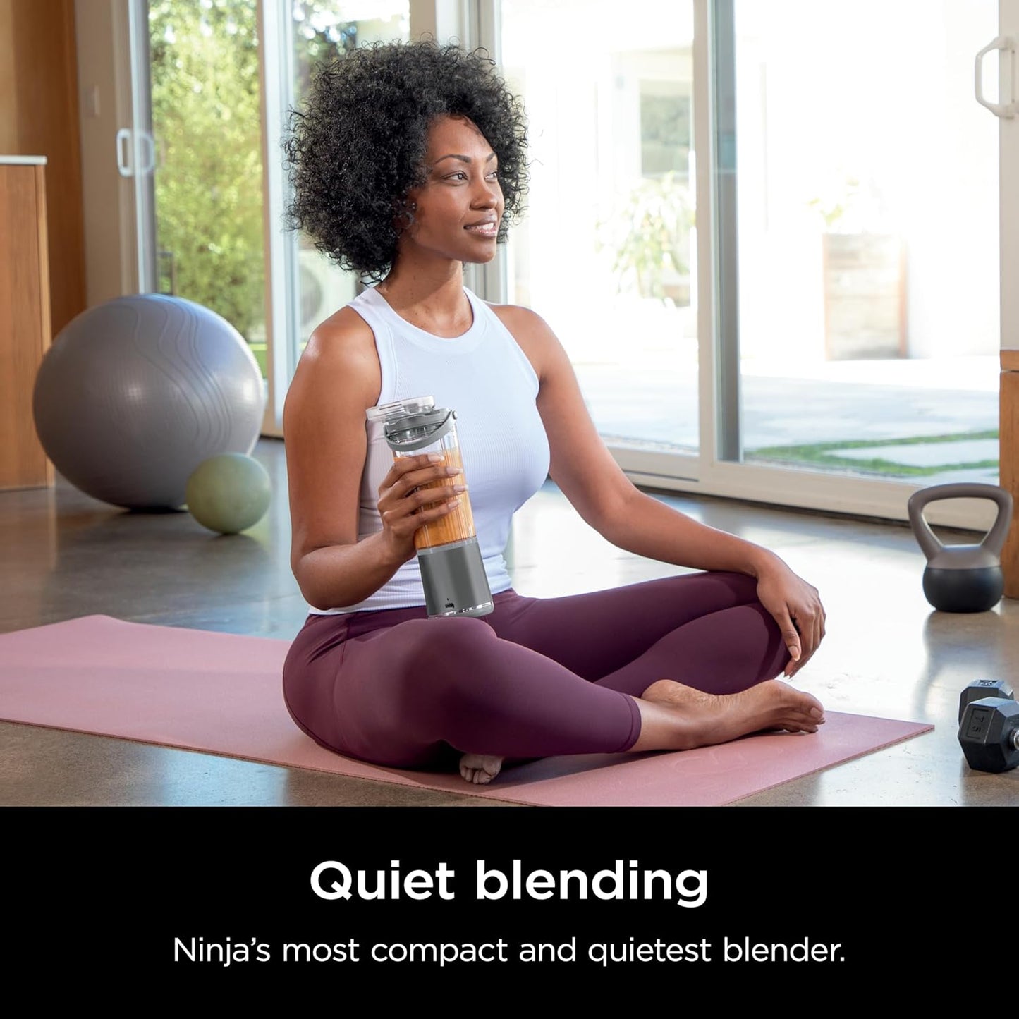 Ninja Blast Portable Blender - Cordless 18oz Personal Blender for Smoothies & Shakes | Leakproof Lid, USB-C, Grey