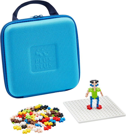 Plus Plus Building Set - 3D Open-Ended STEM Toy for Kids with Travel Case & 100 Mini Pieces