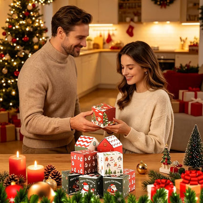 24‑Day Advent Calendar Boxes Set for DIY Countdown - Empty Gift Boxes with Numbers
