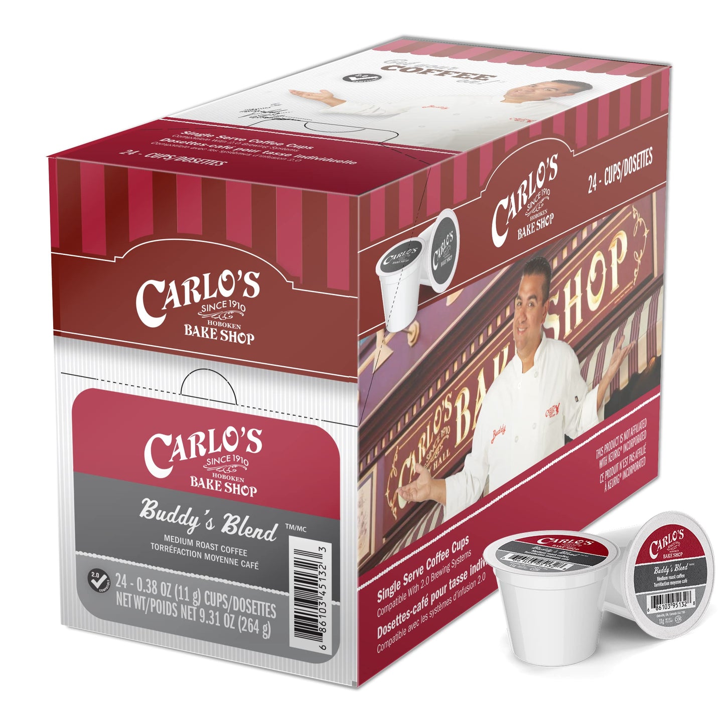 Cake Boss Coffee, Buddy's Blend, 24 Count