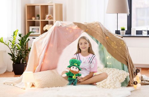 illuOKey Leprechaun Plush Doll - Perfect St. Patrick's Day Decoration | 16 Inches for Kids