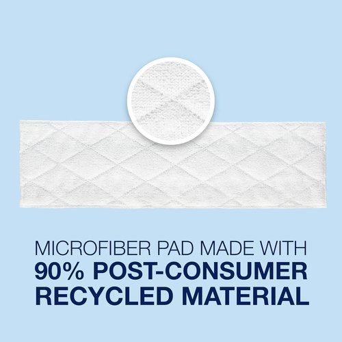 Bona Multi-Surface Floor Cleaning Pads - Heavy-Duty Microfiber Refills | 18 Disposable Pads for Easy Cleaning