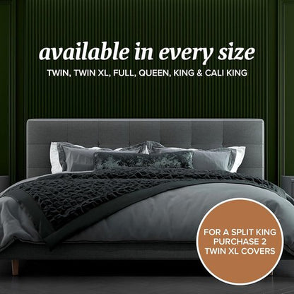 Beckham Hotel Collection Mattress Protector - Silent Waterproof Viscose Blend, Preserves Mattress Feel, Queen Size