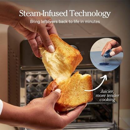 Our Place Large Wonder Oven - 6-in-1 Stainless Steel Air Fryer Toaster Oven Combo | 32 QT Capacity - Blue Salt