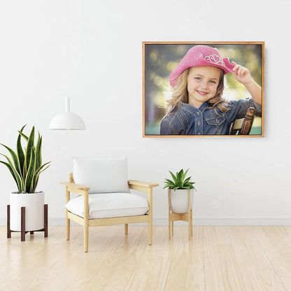 P&L ART. Personalized Custom Canvas Prints: Photo On Canvas Transform Your Photos into Stunning Framed Wall Art Digitally Printed Photo To Canvas Ideal for Home Decor Gifts Keepsakes Beige 12X18