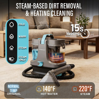Starrybot Portable Carpet Cleaner - Powerful Deep Cleaning Machine for Home Use