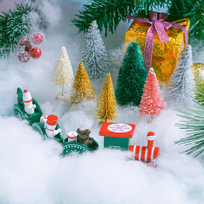 Yolyoo Artificial Snow Blanket - Fluffy Fiber Decoration for Christmas Displays | 200g Pack