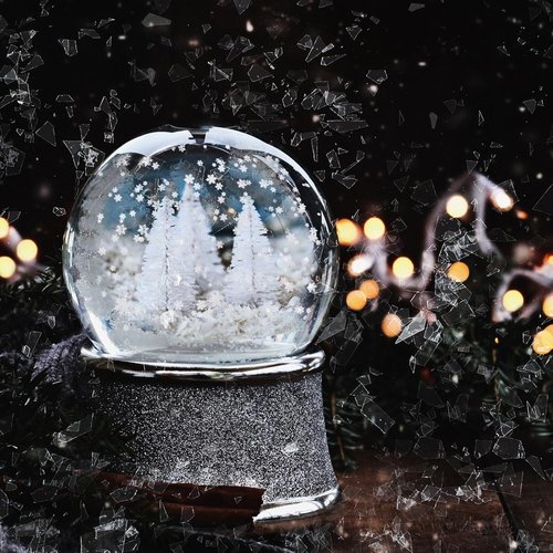 Aoriher Christmas Fake Snow - Glitter Metallic Foil Confetti for Crafts & Decorations | 0.88 Pound