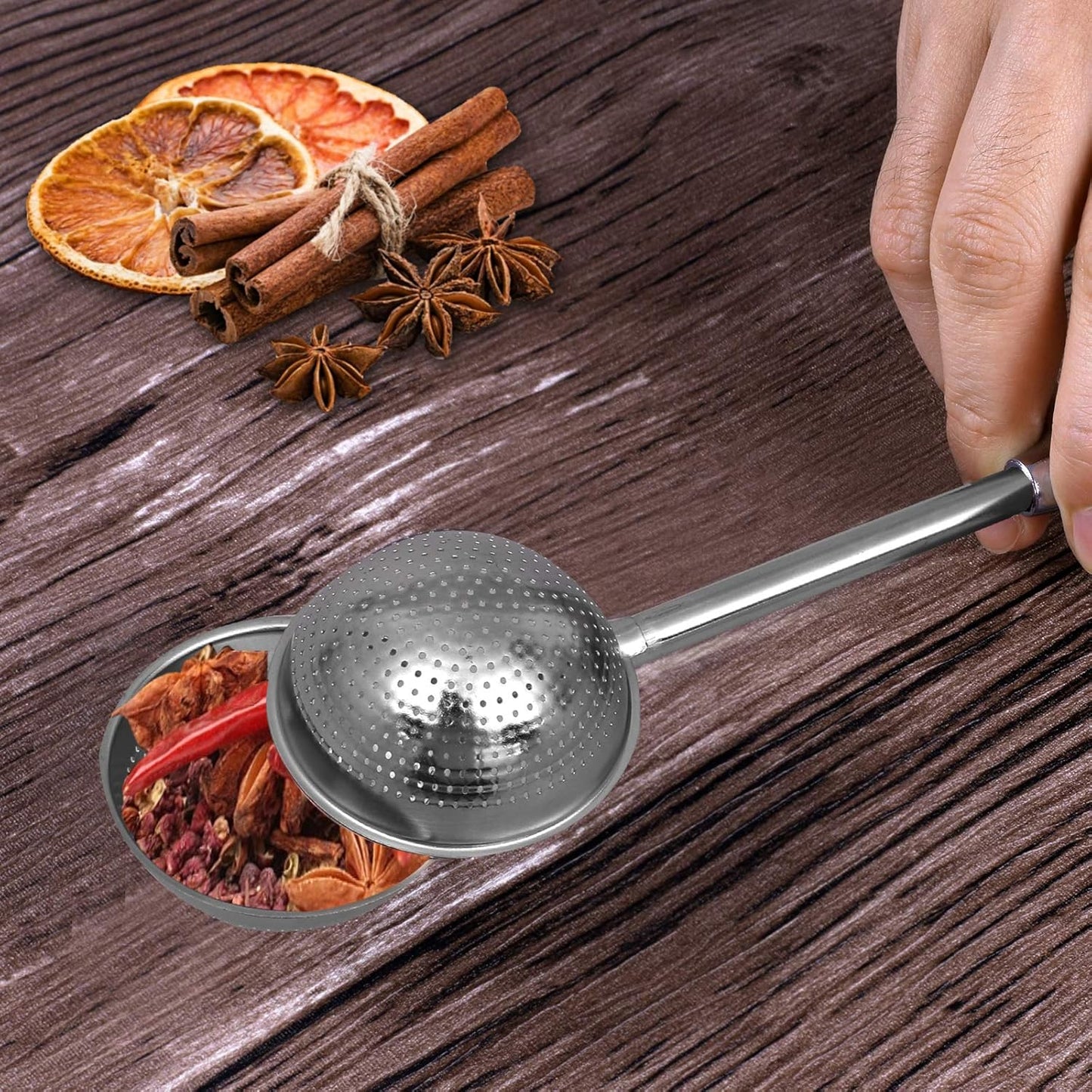 Skiennix Bakers Dusting Wand - Stainless Steel Flour Duster for Sugar & Spices | 2 Pcs Set