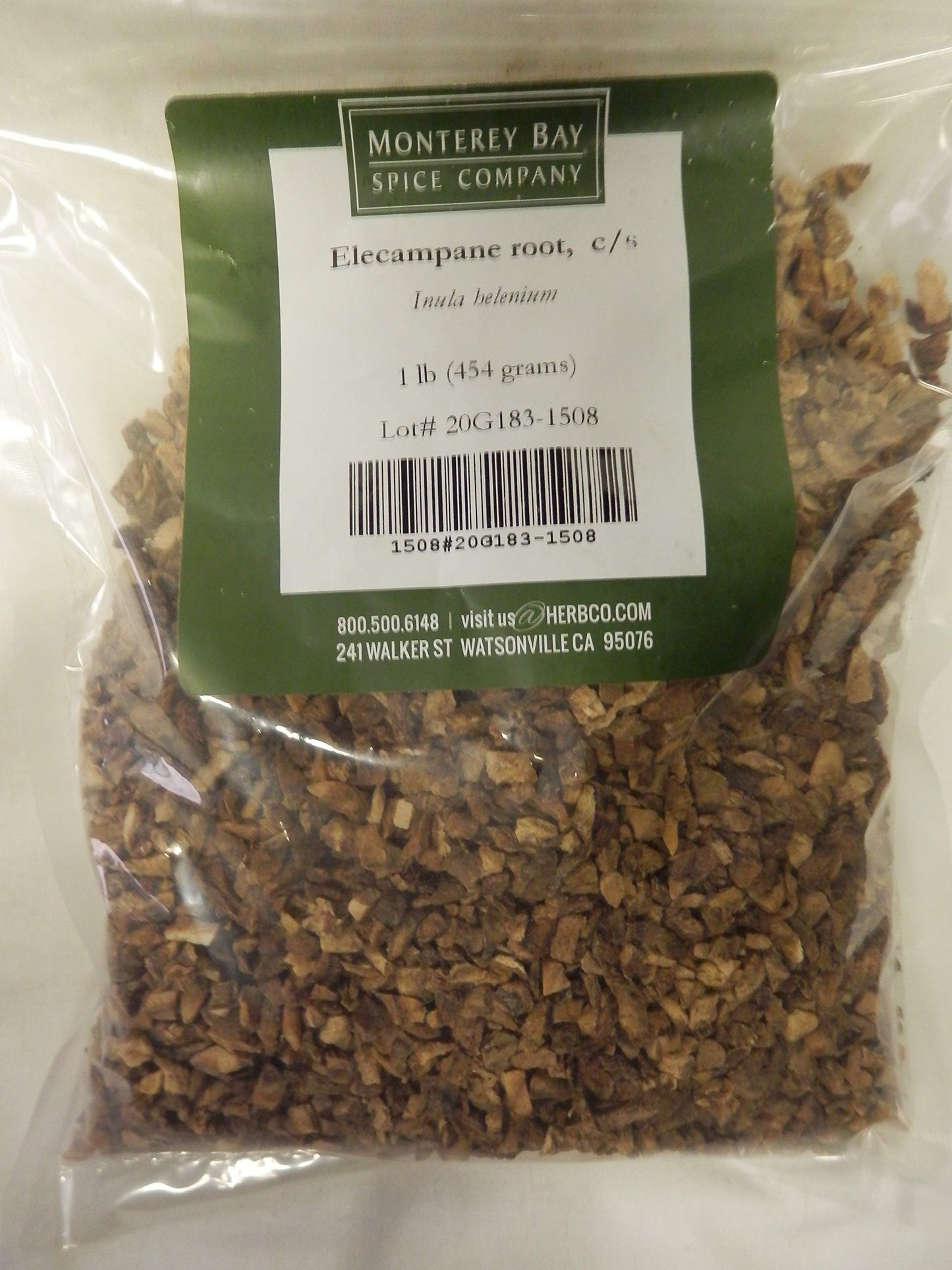 Monterey Bay Spice Company Elecampane Root C/S 1 Lb.