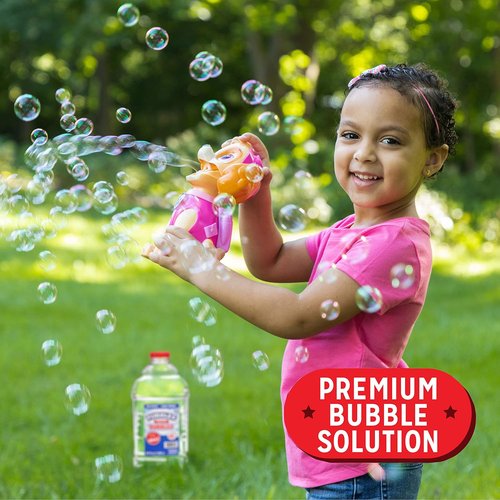 Fubbles Little Kids Bubbles - 64oz Non-Toxic Bubble Solution | Refill for Bubble Machines & Toys