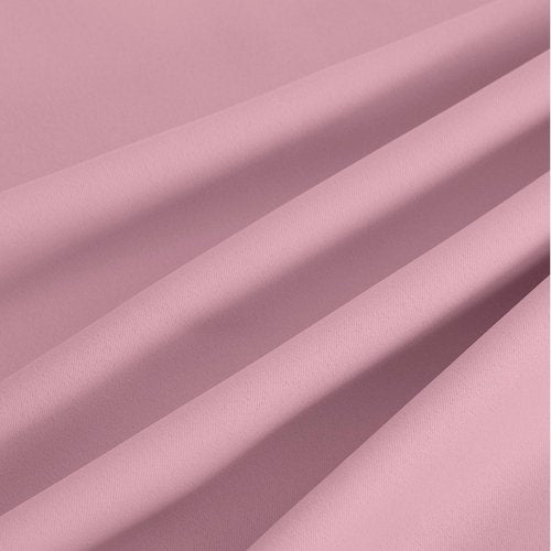 NICETOWN Room Darkening Draperies Curtains Panels, 2 Panels Rouge Pink W52 x L84