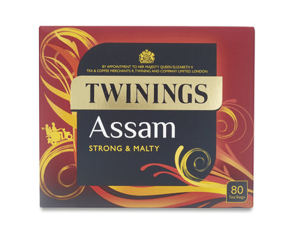 Assam Strong & Malty Twinings Black Tea 80 Tea Bags