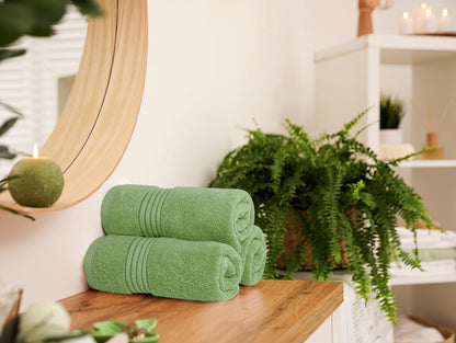 Utopia Towels 6 Piece Premium Hand Towels Set, 16 by 28 inches, 100% Ring Spun Cotton, Lightweight and Highly Absorbent Towels for Bathroom, Travel, Camp, Hotel, and Spa, Sage Green