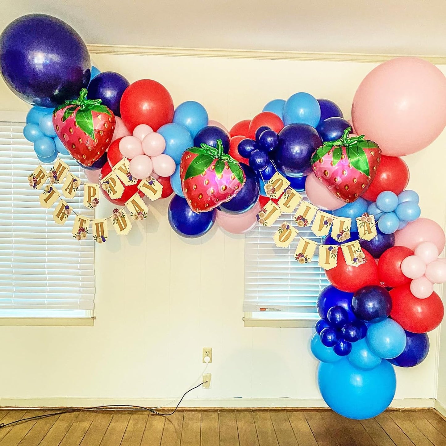 Voircoloria Navy Blue Balloons - 66 Pack of 12-Inch Dark Blue Latex Party Balloons for Celebrations