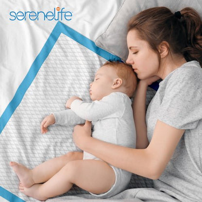 Disposable Underpads | 50 Count Incontinence Pads for Pets, Babies, Kids & Adults | Super Absorbent & Leak-Resistant | 36 x 23 Inch Chuck Pads | Water-Resistant PE Backsheet