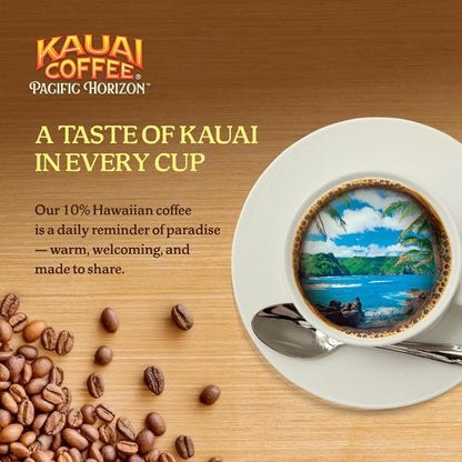 Kauai Coffee Ground Coffee - Smooth Medium Roast with Floral Notes & Bright Aroma - 24oz Koloa Estate