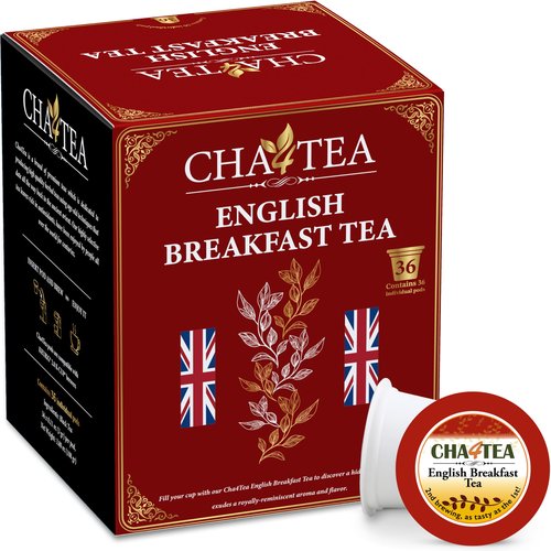 Cha4TEA 36-Count English Breakfast Tea for Keurig K-Cup