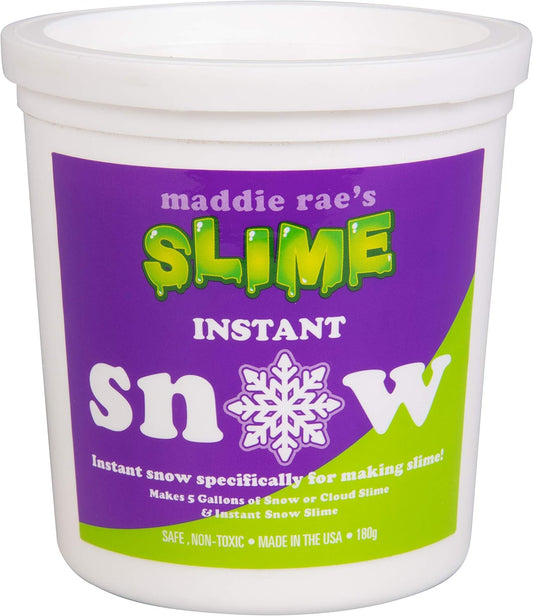 SCS Direct Maddie Rae's Instant Snow XL Pack - Create 5 Gallons of Safe, Non-Toxic Artificial Snow | Perfect for DIY Crafts & Holiday Fun
