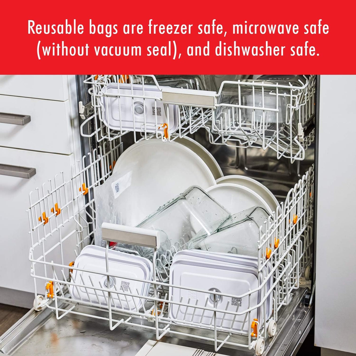 ZWILLING Fresh & Save Vacuum Sealer Machine - Airtight Food Storage Set with Glass Containers & Sous Vide Bags