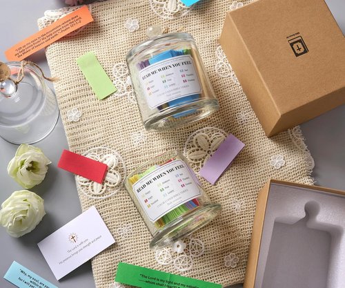Bible Verse Jar - 200 Upgraded Scripture Verses | Inspirational Christian Gifts for Women
