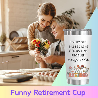 Retirement Gift for Woman Men 2026-20 Oz Tumbler-Coworker Leaving,Goodbye, Going Away, Farewell, Retired Gifts for Coworkers, Friends