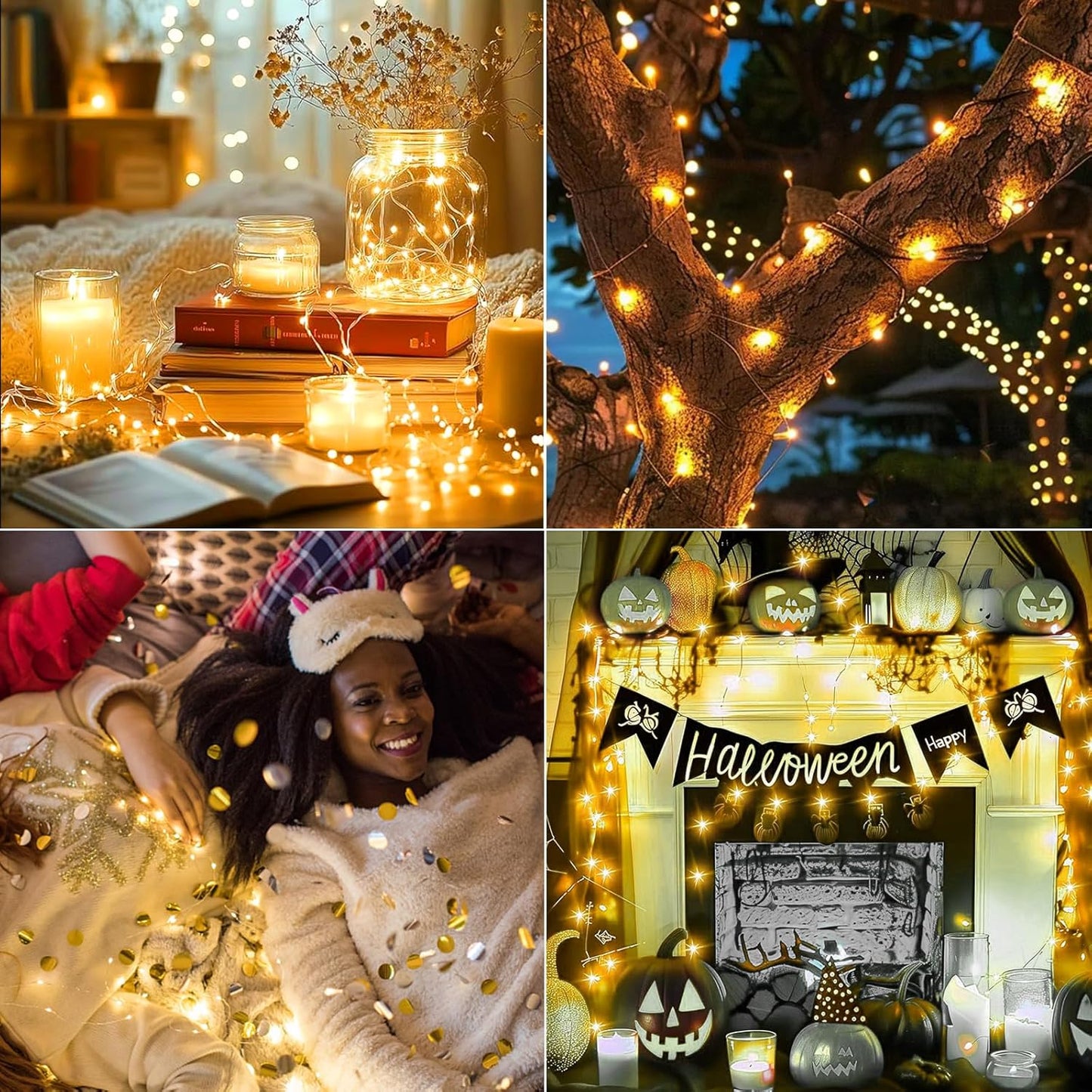 Skiennix 12-Pack Fairy Lights - Battery Operated 20 LED Mini String Lights | Waterproof Silver Wire for Weddings & Parties