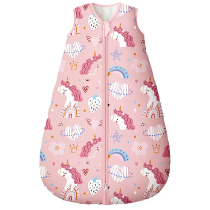 Yoofoss Baby Sleep Sack - 100% Organic Cotton Wearable Blanket for 12-18 Months | TOG 2.5, Soft & Warm